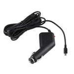 범용 미니 USB 충전기 어댑터 자동차 DVR 카메라 GPS 내비게이션 입력 10V - 48V 출력 5V 1.5A, 케이블 길이: 3.5m, 미니 USB 케이블 길이: 3.5m