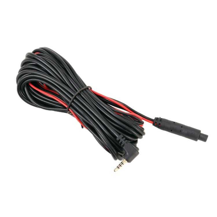 15m Universal Car 4P Reversing Camera Extension Cord Rearview Mirror Vehicle Traveling Data Recorder Video Conversion with Plug, 15m (4P) with Plug