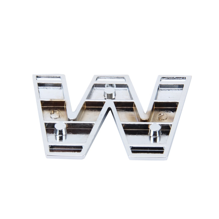Car Vehicle Badge Emblem 3D English Letter Self-adhesive Sticker Decal, Size: 4.5*4.5*0.5cm, W, B, M, X, C, N, D, O, E, P, F, Q, G, R, H, S, I, T, A, J, U, Y, K, V, Z, L