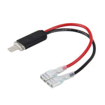 2 PCS Universal H1 Conversion Bulb Harness Wire Plugs Power Wire Adapter Connectors, H1 Wire 1