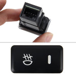 Car Fog Light Lamp Indicator 5 PIN On and Off Button Switch Control 4 Cable Auto Car Fog Light 5 Pin Switch On-Off Button Switch for Toyota, Large Size: 6*2.8*1.7cm, With Cable