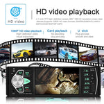 SWM-4022D HD 4.1인치 12V 범용 차량 라디오 수신기 MP5 플레이어, FM 및 블루투스 및 TF 카드 지원 리모컨 포함, SWM-4022D
