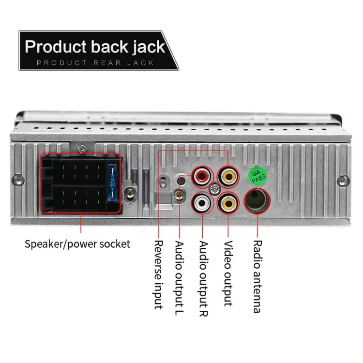 SWM-4022D HD 4.1인치 12V 범용 차량 라디오 수신기 MP5 플레이어, FM 및 블루투스 및 TF 카드 지원 리모컨 포함, SWM-4022D