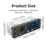 SWM-7805C 4.1인치 터치 스크린 범용 자동차 라디오 수신기 MP5 플레이어, FM & 블루투스 & TF 카드 지원, 원격 제어 포함, SWM-7805C