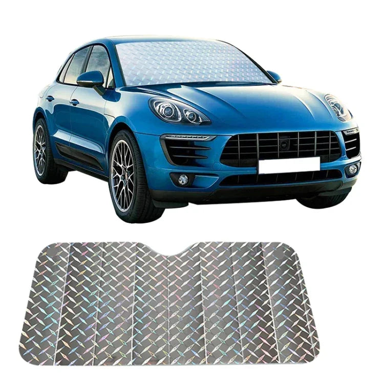 SUV 햇빛 차단 자동차 앞유리 바이저 커버 전면 창문 햇빛 차단 UV 보호, 크기: 140 x 75cm, 140*75cm
