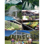 Outdoor Lawn Garden PE Hose Mist Watering Line Misting Cooling System with 16 x Mist Nozzles, Length: 12m, Length: 12m