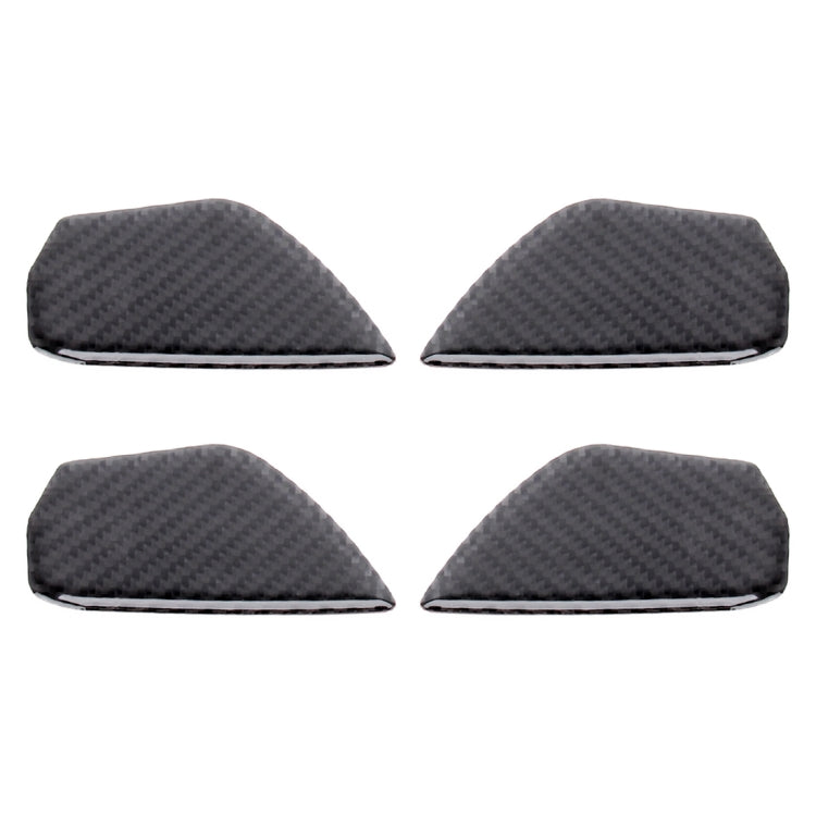 Carbon Fiber Inner Door Handle Bowl Cover Trim Decals Decorative Sticker for Honda Civic 10th Gen, Inner Door Bowl