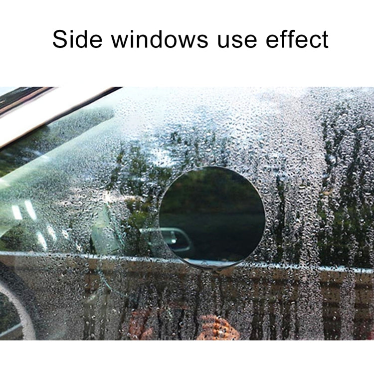 Car Round PET Rearview Mirror Protective Window Clear Anti-fog Waterproof Rain Shield Film, Diameter: 8cm, 8*8cm
