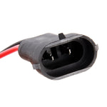 1 Pair H8 / H11 Bulb Holder Base Male Socket with Wire, H8 / H11