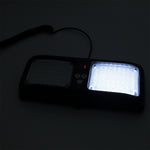 High qulaity DC 12V,9W LED Waterproof Car Sunshade White Light Warning Lights Strobe Emergency Lights Flashing Light with 12 Kinds Flash Patterns, White