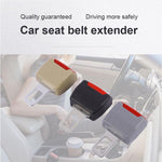 2 PCS RS-01 Universal Car Seat Belt Extension Buckle, Black