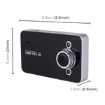 K6000 2.3인치 90도 광각 풀 HD 720P 비디오 차량용 DVR, TF 카드 지원 (최대 32GB) / 모션 감지, 2개의 야간 투광등 포함, K6000