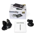 K6000 2.3인치 90도 광각 풀 HD 720P 비디오 차량용 DVR, TF 카드 지원 (최대 32GB) / 모션 감지, 2개의 야간 투광등 포함, K6000