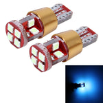 2개 세트 T10 3W 일정 전류 차량용 클리어런스 라이트 12 SMD-3030 램프 포함, DC 9-18V, 12 SMD-3030 램프