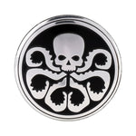 4 PCS Car-Styling Skull Pattern Wheel Hub Decorative Sticker, Diameter: 5.8cm, Skull Pattern