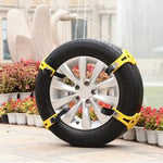 8PCS Car Snow Tire Anti-skid Chains For Family Car, Anti-skid Chains 2, Anti-skid Chains 4