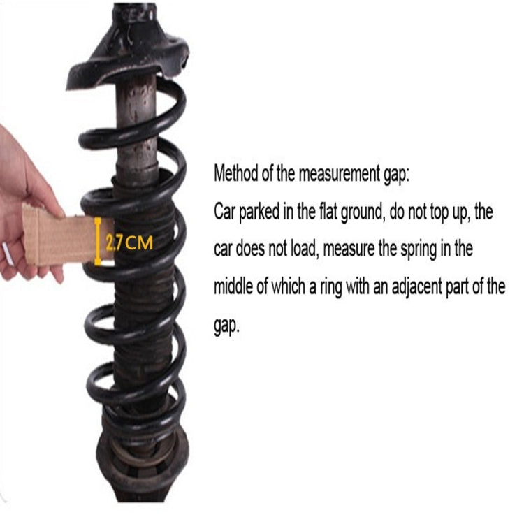 2 PCS Car Auto C+ Type Shock Absorber Spring Bumper Power Cushion Buffer, Spring Spacing: 32mm, Colloid Height: 60mm, C+ Type（Spring Spacing: 32mm, Height: 60mm）