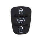 Replacement 3 Buttons Silicone Pad for Hyundai / Kia Car Key Shell, without Battery, For Hyundai / Kia 3 Buttons with Word