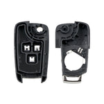 For Opel Car Keys Replacement 3 Buttons Car Key Case with Foldable Key Blade, 3 Buttons with Foldable Key Blade