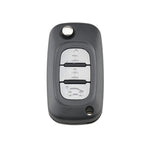 For RENAULT Clio / Megane / Kangoo / Modus Car Keys Replacement 3 Buttons Car Key Case with Foldable Key Blade, For RENAULT Clio 3 Buttons