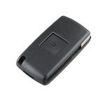 For PEUGEOT 2 Buttons ASK Signal Intelligent Remote Control Car Key with Integrated Chip & Battery & Holder, without Grooved, Frequency: 433MHz, 2 Buttons without Grooved