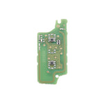 For PEUGEOT 2 Buttons ASK Signal Intelligent Remote Control Car Key with Integrated Chip & Battery & Holder, without Grooved, Frequency: 433MHz, 2 Buttons without Grooved