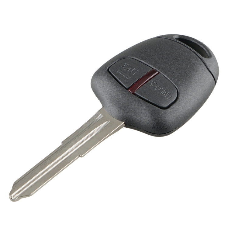 For MITSUBISHI 2 Buttons Intelligent Remote Control Car Key with 46 Chip & Battery & Right Slot, Frequency: 433MHz, For MITSUBISHI(Right)
