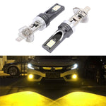 2 PCS H1 DC12V-24V / 12W / 3000K / 800LM 12LEDs SMD-3030 Car LED Fog Light, H1