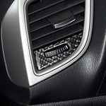 Car Carbon Fiber Air Conditioning Air Outlet Adjustment Frame Decorative Sticker for Mazda Axela 2014 / 2017-2018, Air Conditioning Air Outlet Adjustment