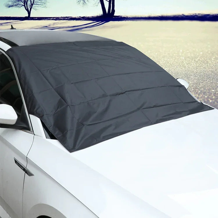 자동차용 210D 비닐 접착 옥스포드 천 자석 눈 보호 전면 유리 햇빛 차단 방한 단열, 크기: 215cm x 155cm, 크기: 215cm x 155cm