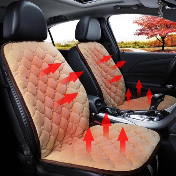 Car 12V Front Seat Heater Cushion Warmer Cover Winter Heated Warm, Double Seat, 12V Double Seat (Beige), 12V Double Seat (Red), 12V Double Seat (Black), 21V Double Seat (Coffee)