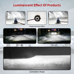 2 PCS S2 H4 / HB2 / 9003 DC9-36V / 25W / 6000K / 2500LM IP68 Car LED Headlight Lamps, H4 / HB2 / 9003