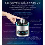 BC42 블루투스 5.0 다기능 차량용 컬러 분위기등 MP3 플레이어, TF 카드 & U 디스크 & FM 지원, BC42