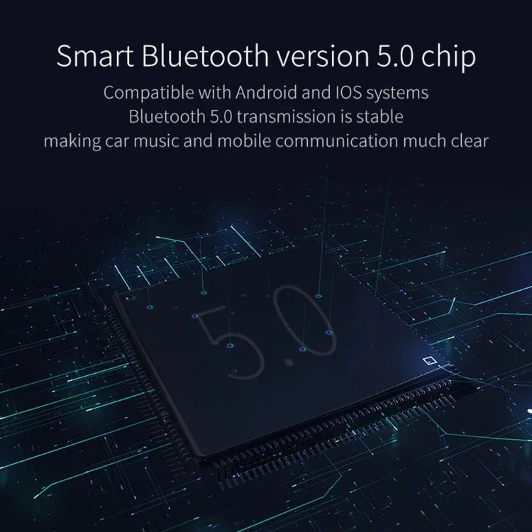BC42 블루투스 5.0 다기능 차량용 컬러 분위기등 MP3 플레이어, TF 카드 & U 디스크 & FM 지원, BC42