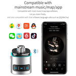 BC42 블루투스 5.0 다기능 차량용 컬러 분위기등 MP3 플레이어, TF 카드 & U 디스크 & FM 지원, BC42