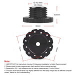 Thrustmaster TXT300 T500TS 게임용 스티어링 휠 연결 어댑터, Thrustmaster TXT300용 (블랙), Thrustmaster TXT300용 (레드)