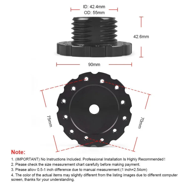 Thrustmaster TXT300 T500TS 게임용 스티어링 휠 연결 어댑터, Thrustmaster TXT300용 (블랙), Thrustmaster TXT300용 (레드)