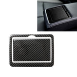 2 PCS Car Carbon Fiber Rear Water Cup Holder Panel Decorative Sticker for Infiniti Q50 / Q60 2014-2020, Rear Water Cup Holder Panel