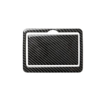 2 PCS Car Carbon Fiber Rear Water Cup Holder Panel Decorative Sticker for Infiniti Q50 / Q60 2014-2020, Rear Water Cup Holder Panel