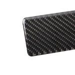 Car Carbon Fiber Rear Seat Ashtray Panel Decorative Sticker for Infiniti Q50 / Q60 2014-2020, Rear Seat Ashtray Panel