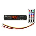 자동차 12V 오디오 MP3 플레이어 디코더 보드 FM 라디오 TF USB 3.5mm AUX, 블루투스 기능 및 리모컨 포함, 12V