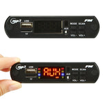 자동차 12V 오디오 MP3 플레이어 디코더 보드 FM 라디오 TF USB 3.5mm AUX, 블루투스 기능 및 리모컨 포함, 12V