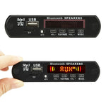 자동차 12V 2x3W 오디오 MP3 플레이어 디코더 보드 FM 라디오 TF USB 3.5mm AUX, 블루투스 / 통화 녹음 기능 / 파워 앰프 / 원격 제어 포함, 12V