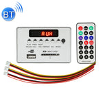 자동차 5V 오디오 MP3 플레이어 디코더 보드 FM 라디오 SD 카드 USB AUX, 블루투스 / 리모컨 포함, 5V (실버 그레이), 5V