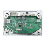 자동차 12V 오디오 MP3 플레이어 디코더 보드 FM 라디오 SD 카드 USB AUX, 블루투스 / 리모컨 포함, 12V, 12V (실버 그레이)