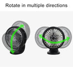 F203B Portable Car Air Outlet Sucker Electric Cooling Fan with Aromatherapy, F203B
