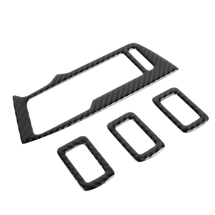 Car Carbon Fiber Window Glass Lifter Panel Decorative Sticker for Volkswagen Tiguan L 2019-2021, Window Glass Lifter