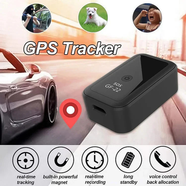 GF22 자동차 GPS 추적 도난 방지 장치 자기 위치 흡착 분실 방지 장치 음성 제어 녹음 가능, GF22