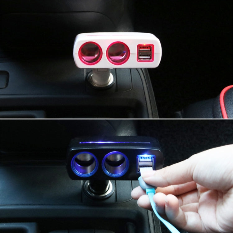 SHUNWEI SD-1918 80W 3.1A Car 2 in 1 Dual USB Charger, SD-1918 (Black), SD-1918