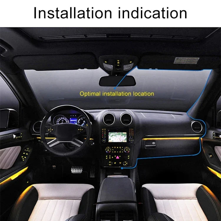 2.2인치 자동차 480P 단일 녹화 쉴드 운전 기록기 DVR 주차 모니터링 / 루프 녹화 지원 (블랙), 2.2인치